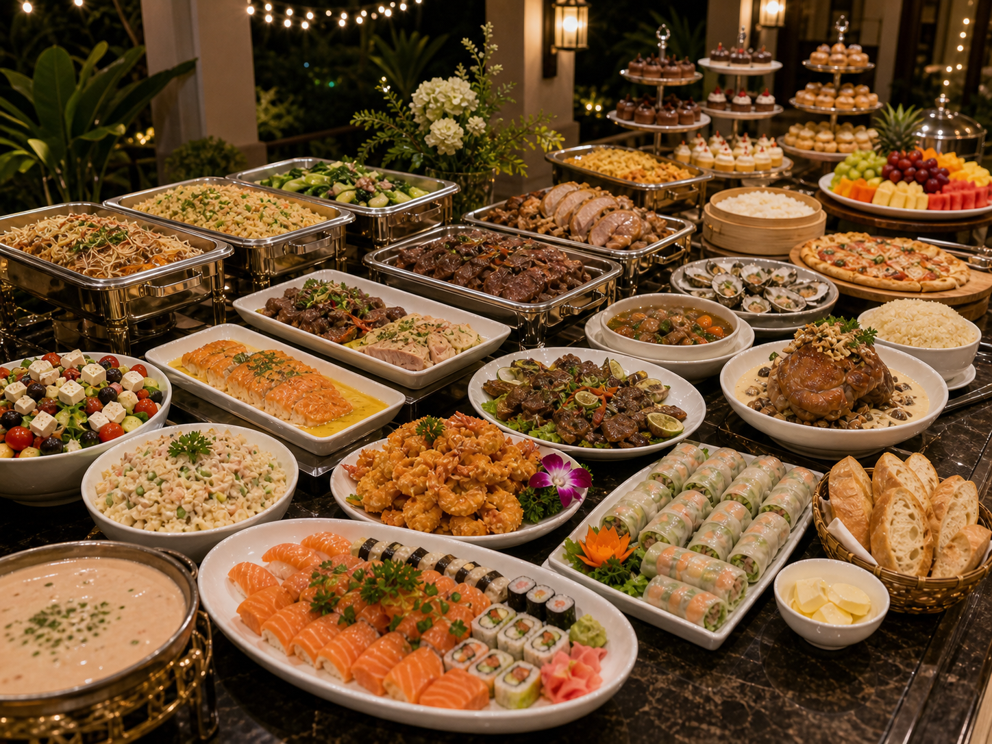 Buffet Menu 4 của CTH Catering
