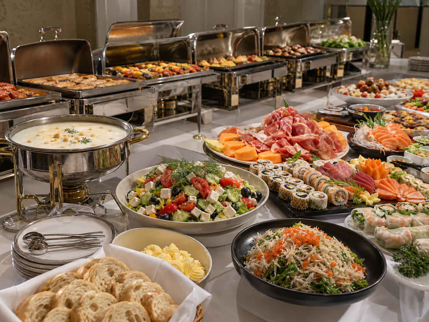 Buffet Menu 5 của CTH Catering
