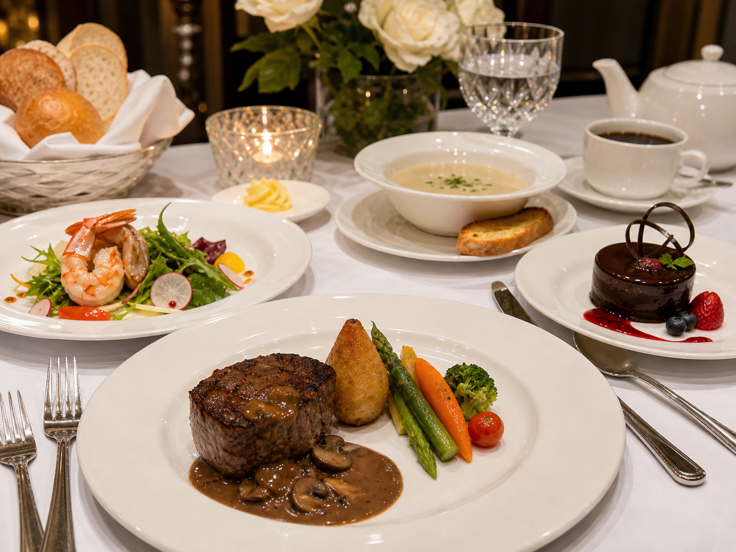 Western Set Menu 2 của CTH Catering